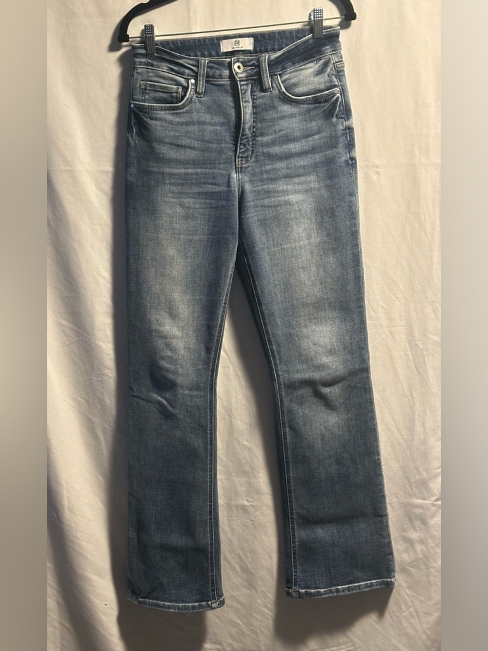 RFM Los Angeles High Rise Straight Leg Jeans Womens 7/28 Medium Wash
